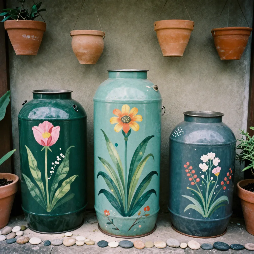 Uudelleenkäytetyt metallisäiliöt